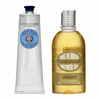 Free L’Occitane Shower Oil & Hand Cream