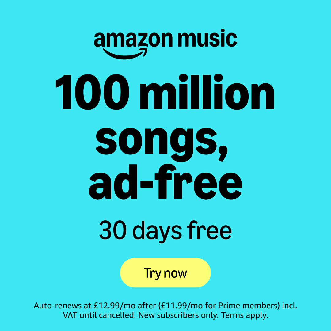 Free Amazon Music – Unlimited Access To 100 Million Songs