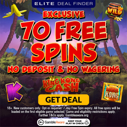 Exclusive 70 Free Spins