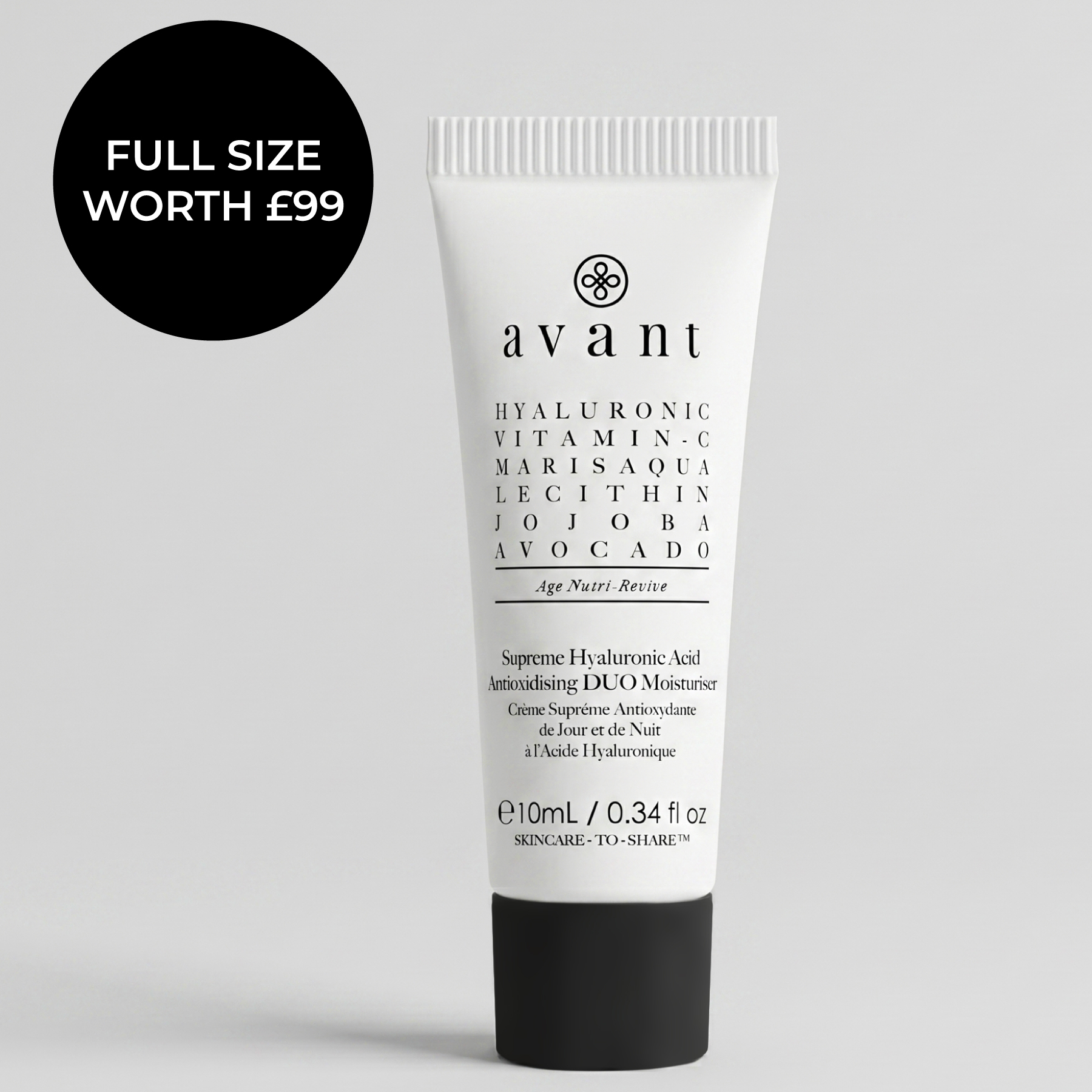 Free Hyaluronic Acid Moisturiser