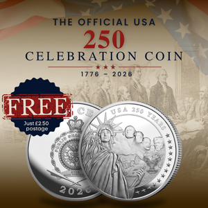 Free Official USA 250th Birthday Coin