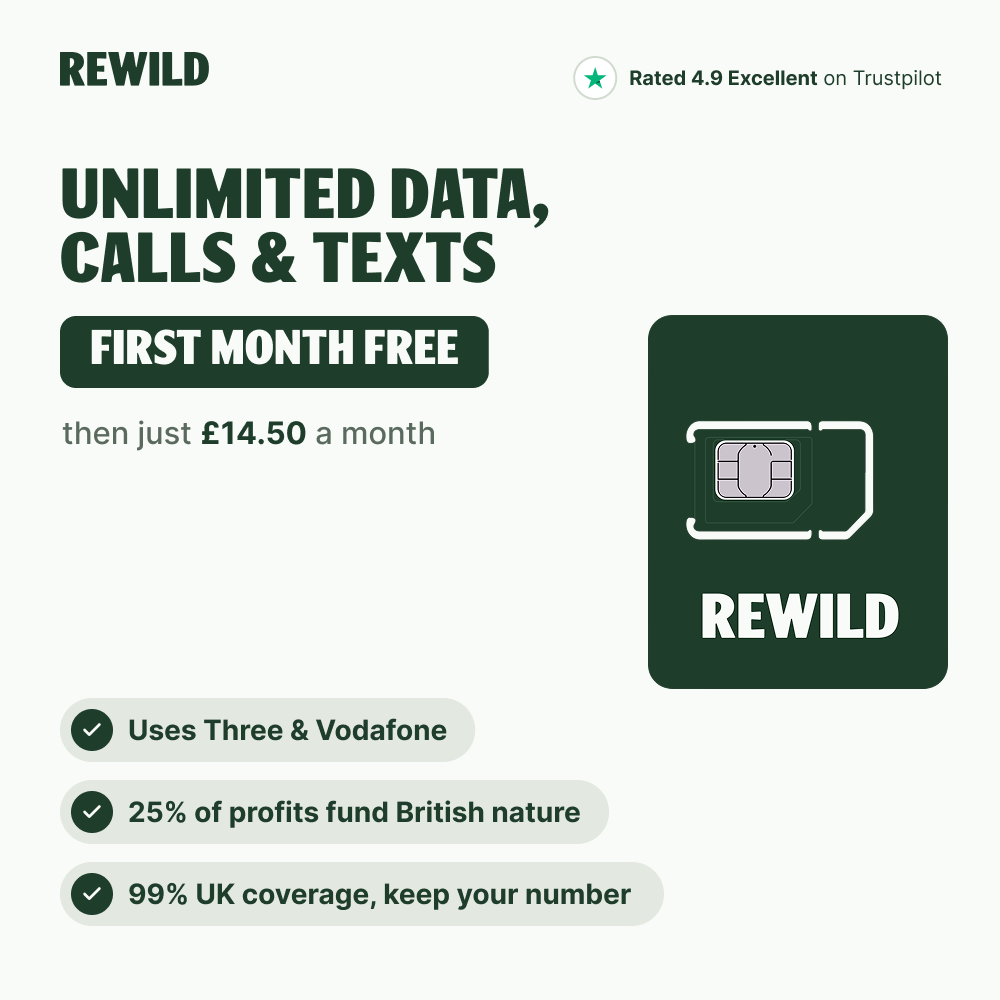 Free Unlimited Calls, Texts + Data SIM (1 Month)