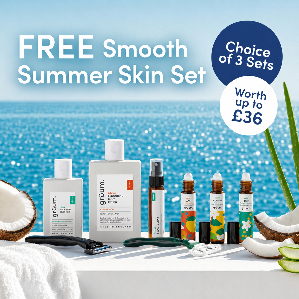 Free Summer Smooth Skin & Scent Set