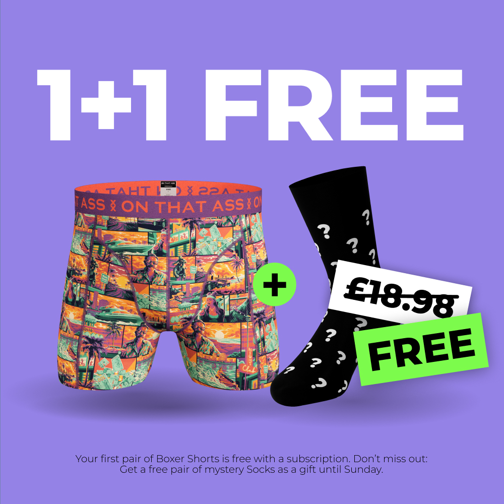 Free Boxer Shorts + Free Mystery Socks