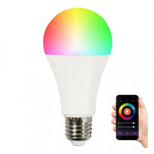 Rgb okos led izzó, E27 foglalattal