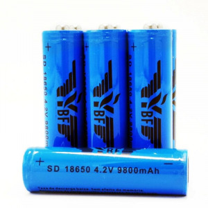 18650 Li-Ion akkucella, akkumulátor cella, 4.2 V 9800 mAh