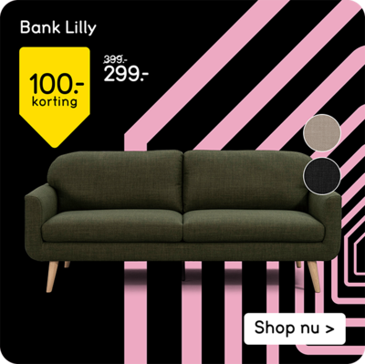 Bank Lilly 100,- korting