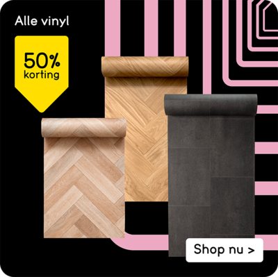 Alle vinyl 50% korting