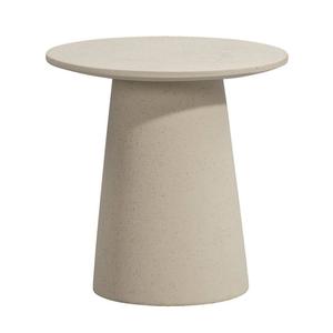 Bijzettafel Thibaut - beige - Ø45x45 cm