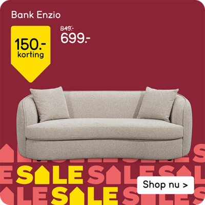 Bank Enzio 150,- korting