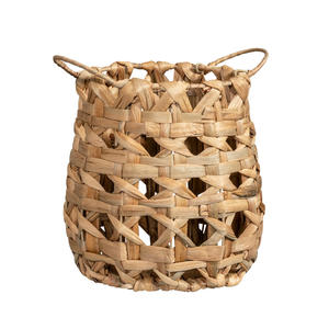 Mand Ovaal - naturel - waterhyacint - 26xØ26 cm