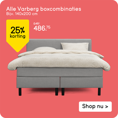 Alle Varberg boxcombinaties 25% korting