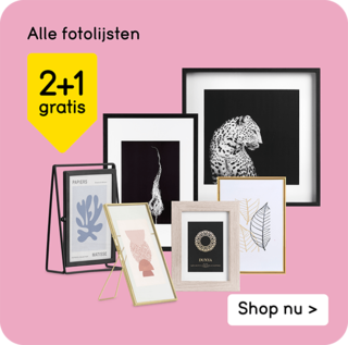 Alle fotolijsten 2+1 gratis