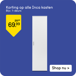 Korting op alle Inca kasten