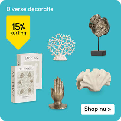 Diverse decoratie 15% korting