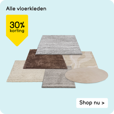 Alle vloerkleden 30% korting