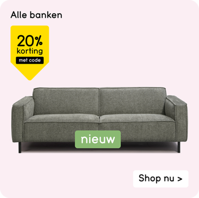 Alle banken 20% korting met code