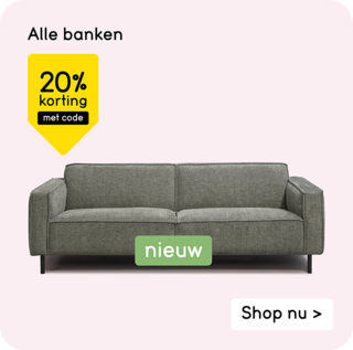 Alle banken 20% korting met code