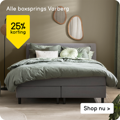 Alle boxsprings Varberg 25% korting