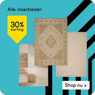 Alle vloerkleden 30% korting