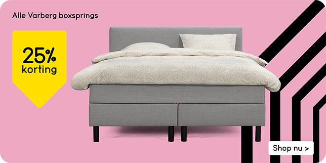 Alle Varberg boxsprings 25% korting