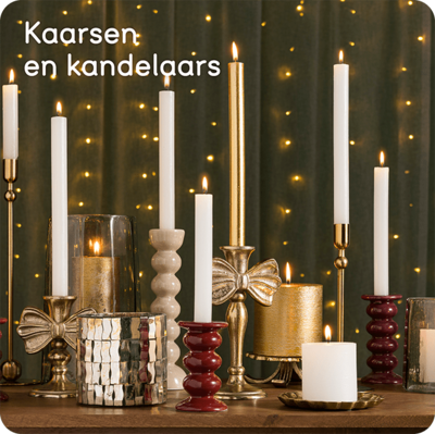 Kaarsen en kandelaars