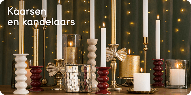 Kaarsen en kandelaars