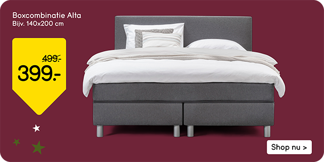 Boxcombinatie Alta bijv. 140x200 cm van 499 voor 399