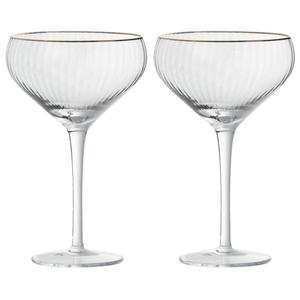 Cocktailglazen Camille - transparant - 280 ml - 2 stuks