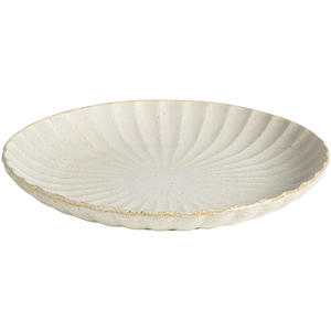 Dinerbord Flora off-white stoneware - Ø27,5cm