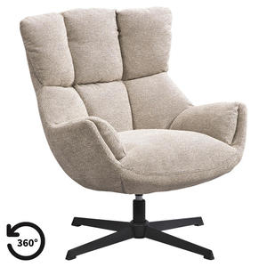 Draaifauteuil Hidde - beige