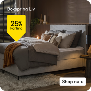 Boxspring Liv 25% korting