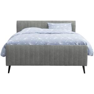 Bed Lieke - grijs/groen - 140x200 cm