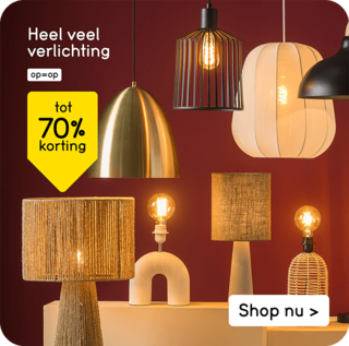 Heel veel verlichting tot 70% korting
