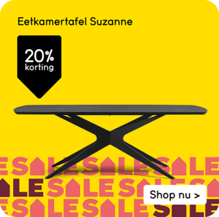 Eettafel Suzanne 20% korting