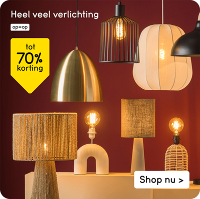 Heel veel verlichting tot 70% korting