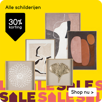 Alle schilderijen 30% korting