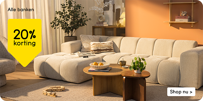 Alle banken 20% korting