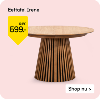 Eettafel Irene van 649.- voor 599.-