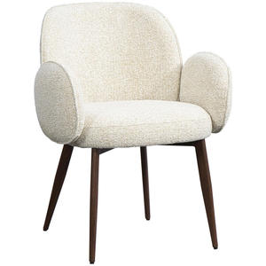 Eetkamerstoel Eva met armleuning - crème