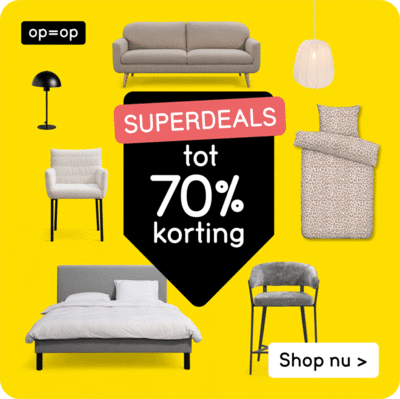 Superdeals tot 70% korting