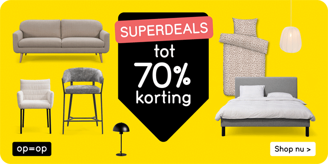 Superdeals tot 70% korting