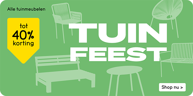 Tuinfeest: tot 40% korting op tuinmeubelen