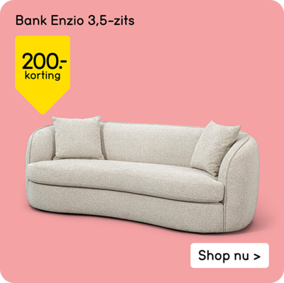 Bank Enzio 3,5-zits 200,- korting
