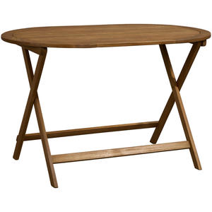 Tuintafel Bari inklapbaar - naturel - 75x120x75 cm