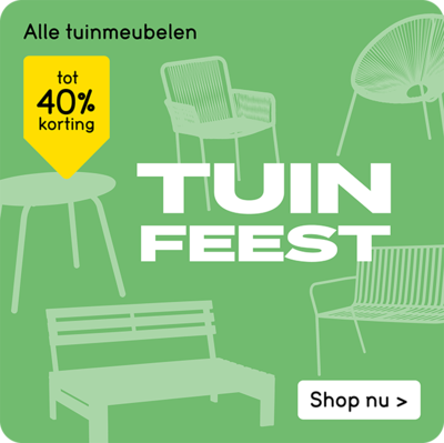 Alle tuinmeubelen tot 40% korting