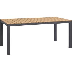 Tuintafel Toulon - antraciet - 74x169x90 cm