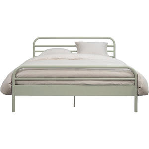 Bed Jada metaal - groen - 140x200 cm