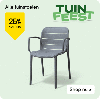 Alle tuinstoelen 25% korting