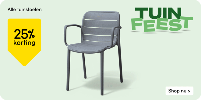 Alle tuinstoelen 25% korting